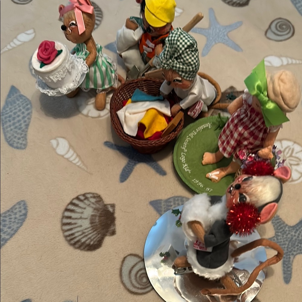 Adorable Bear with Cake and Pink Bow